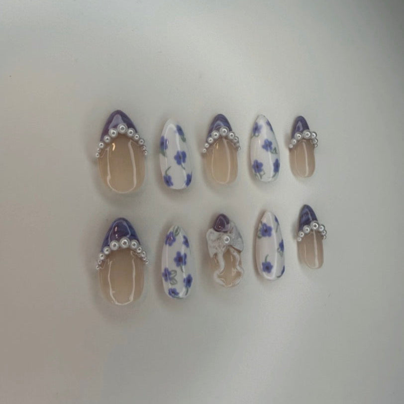 Pearls & Petals Nails
