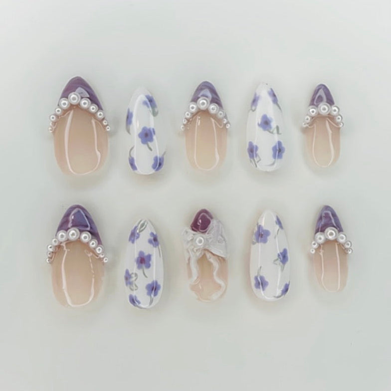 Pearls & Petals Nails
