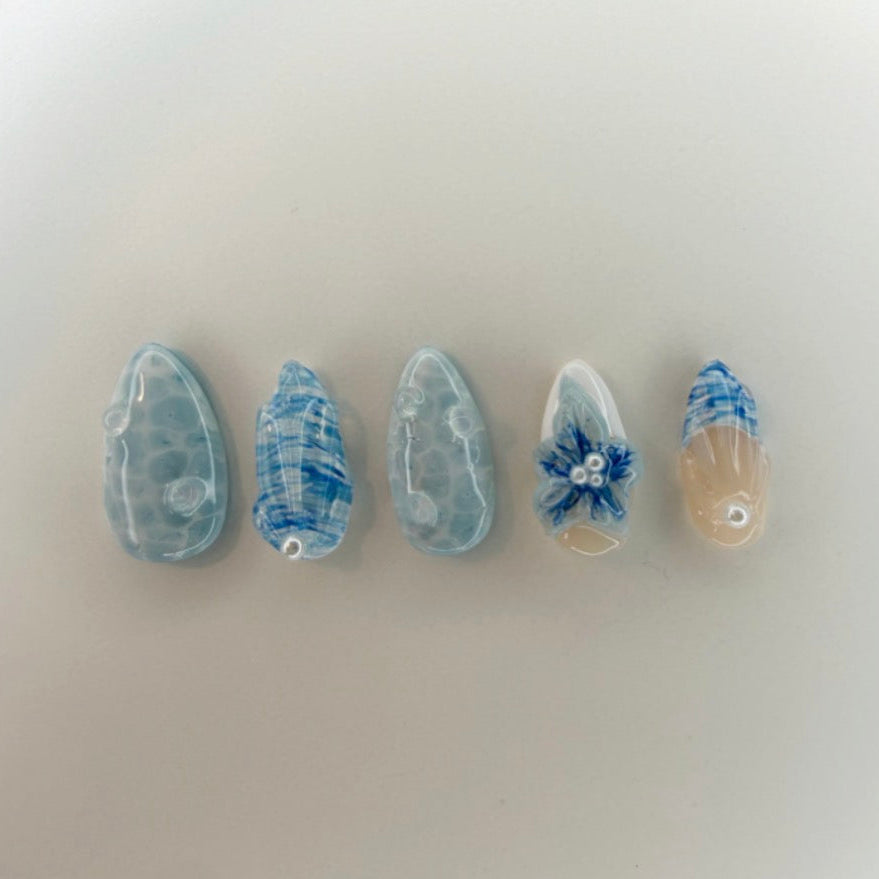 Summer Ocean Nails