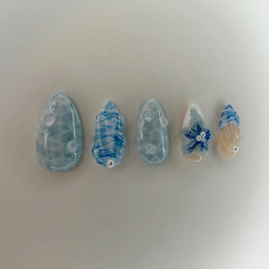 Summer Ocean Nails